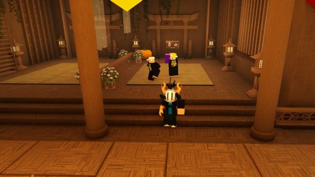Karate Codes March 2026 Try Hard Guides Roblox Karate Standing Watching Two Avatars Fight Using Karate 616x347 