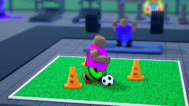 Roblox Soccer League Dribbling Around Cones