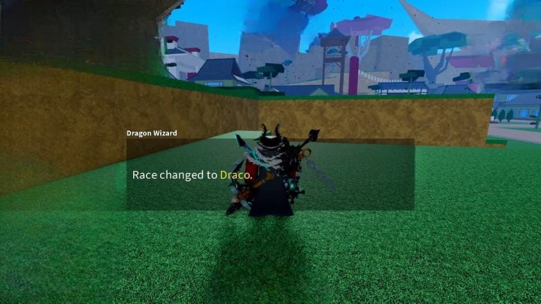 Roblox Blox Fruits Draco Race Text