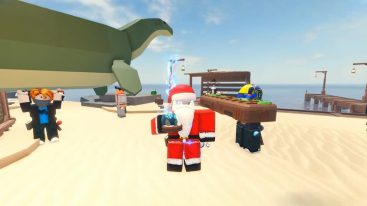 Roblox Fisch Snow Globe Santa