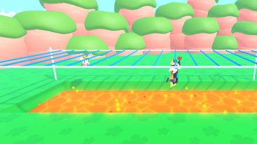 Roblox Gym Bars Simulator Swinging From Blue Bars With Lava Below
