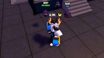 Roblox Punch League Punching Wearing Blue Bloxing Gloves