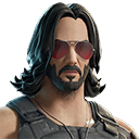 Fortnite On Cosmetic Style for Johnny Silverhand Skin