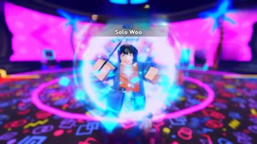 Roblox Anime Reborn Solo Woo Glowing Blue Aura