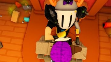 Roblox Cautious Clippers A Avatar Wearing Helmet Cutting Pink Npc Hair