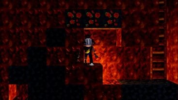 Roblox Subterra Avatar Wearing Silver Helmet In Underground Mine Near Copper