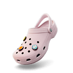 Fortnite Crocs Classic Clog 'pink Milk' Shoes of Cosmetic Set Image