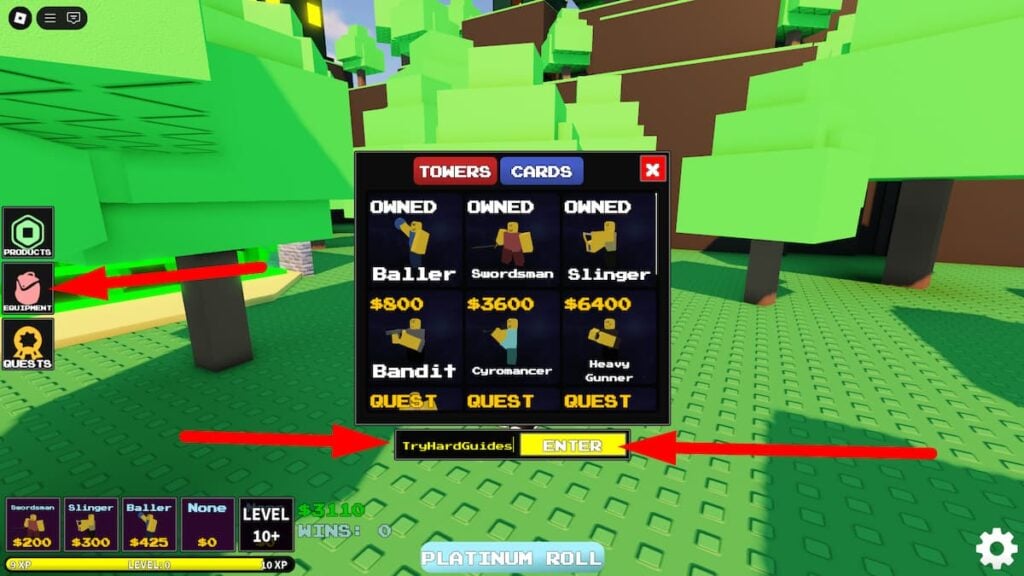 How To Redeem Codes In Block Tales Tower Defense Roblox