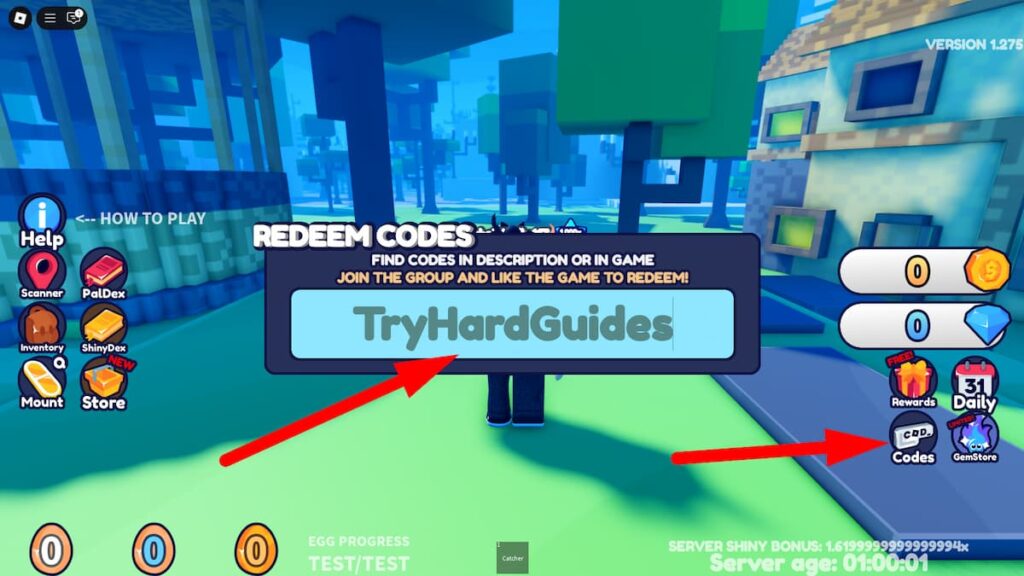 How To Redeem Codes In Monster Quest Go Roblox