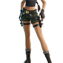 Fortnite Shorts Cosmetic Style for Lara Croft (2000s) Skin