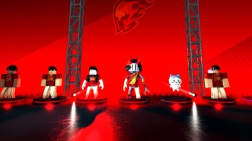 Roblox Baseball Universe Players All Lined Up On Red Background