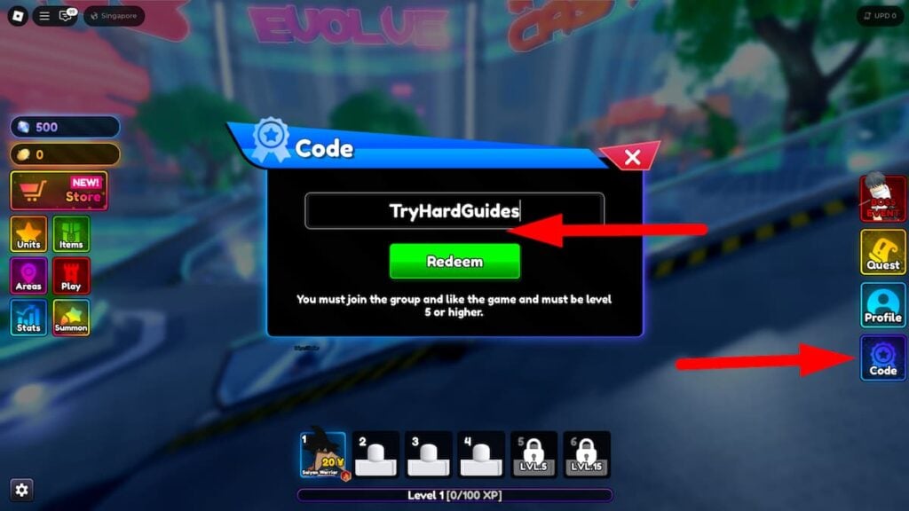 How To Redeem Codes In Anime Rangers X Roblox