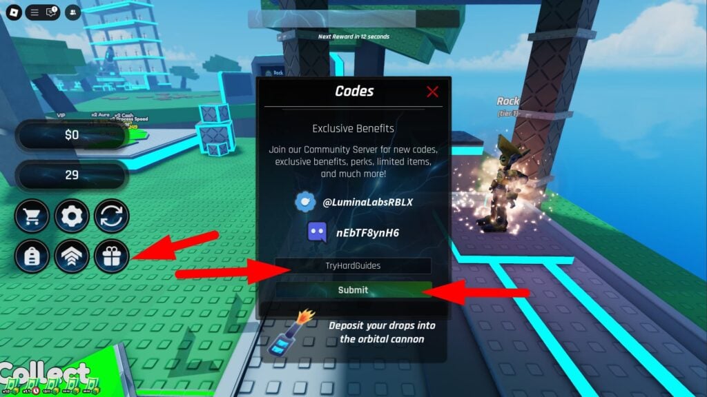 How To Redeem Codes In Aura Tycoon Roblox