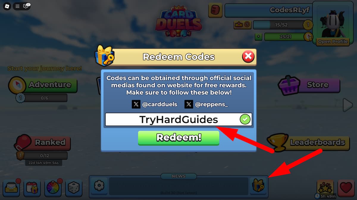 Card Duels Codes (October 2026) - Try Hard Guides