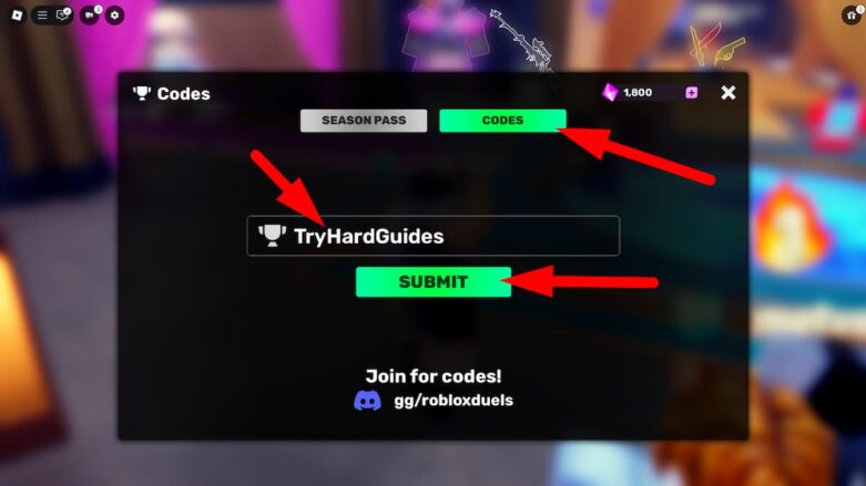 Duels Codes (March 2026) - Try Hard Guides