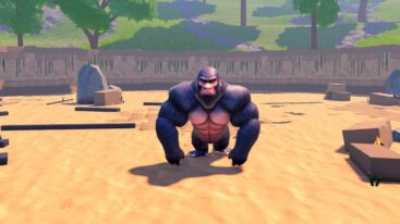 Roblox 100 Players Vs 1 Gorilla Gorilla Standing In Sandy Arena