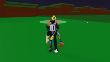 Roblox Archery Tycoon Avatar Wearing Silver Helmet With Bat On Top Standing On Green With Arrows Flying Towards Arrow Target