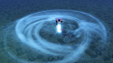 Roblox Elemental Rivals Avatar Wearing Silver Helmet Breathing Out Frost Causing A Blue Mist