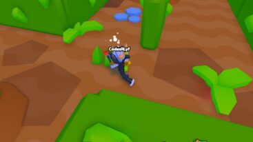 Roblox Escape A Maze Avatar Wearing Silver Helmet Navigating A Dirt Path In Green Maze
