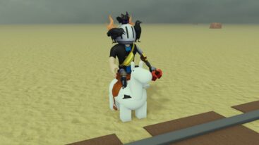 Roblox Sell Train Parts To Prove Deadly Rails Wrong Avatar Wearing Silver Helmet With Bat And Crows On Top Riding White Horse Near Rail Tracks