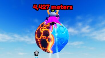 Roblox Superhero Legends A Purple Cape Wearing Hero Flying Towards An Half Magma Half Ice Planet