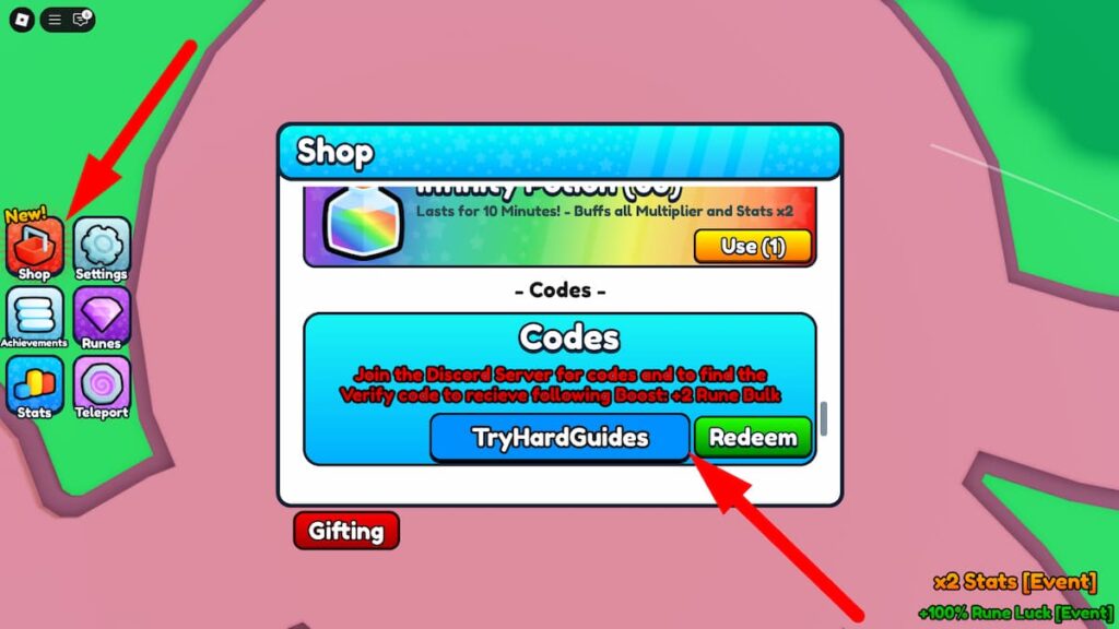 How To Redeem Codes In Button Champions Roblox