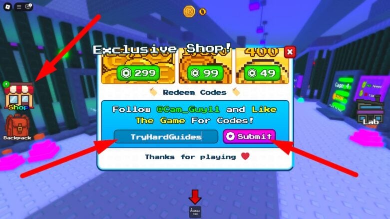 How To Redeem Codes In Grow A Mob Roblox
