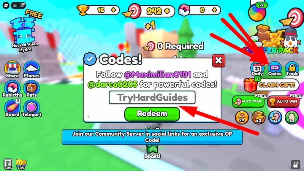 How To Redeem Codes In Paper Plane Simulator Roblox