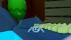 Roblox Battle Cat Evolution A White Cat With Menacing Face And Arms Near Bones And A Green Egg