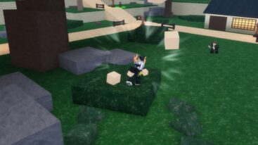Roblox Cross Piece Avatar Wearing Silver Helmet Kicking So Hard Rocks Have Appeared