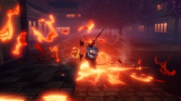 Roblox Mugen Avatar Wearing Silver Helmet Summoning Fire Around Him While Holding Sword