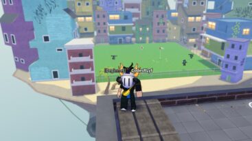 Roblox One Touch Avatar Wearing Silver Helmet Watching A One Touch Match In A City