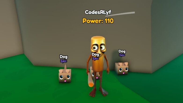 Roblox Tung Tung Race A Wooden Stick With A Face Holding A Bat