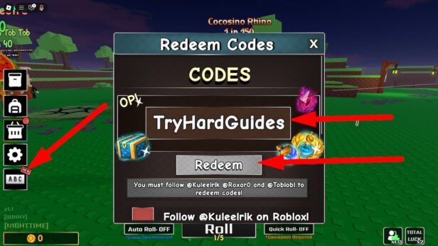 Brainrot RNG Codes [PvP Arena] (July 2026) - Try Hard Guides