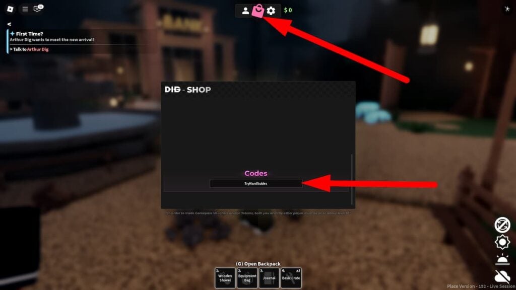 DIG Codes (July 2025) How To Redeem Codes In DIG Roblox