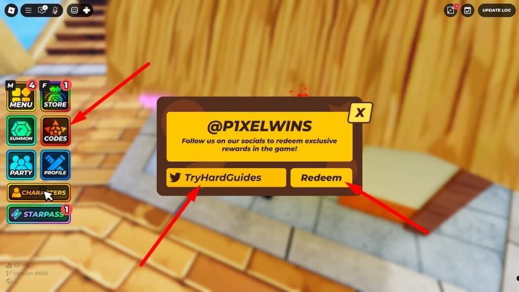 How To Redeem Codes In Jump Stars Roblox
