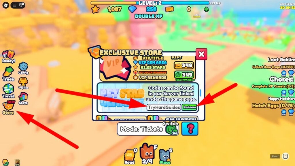 How To Redeem Codes In Pet Star Ultimate Roblox