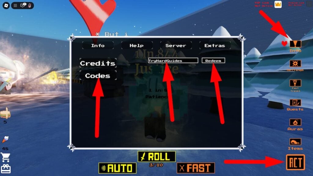How To Redeem Codes In Undertale RNG Roblox