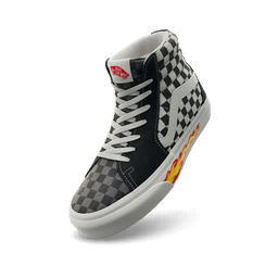 Fortnite Vans Customs Sk8-hi 'multi-checkboard/flame' Shoes of Cosmetic Icon Image