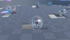 Roblox Ball Battles Silver Balls Containing Avatars Battling Off Against Each Other On Grid Battlefield
