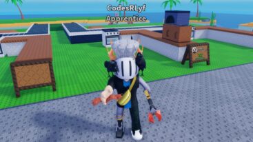 Roblox Let Me Cook Avatar Wearing Sivler Helmet And White Chefs Hat Holding Bacon In Right Hand