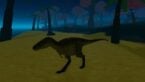 Roblox Primeval Earth A Child Tyrannasaurusrex Standing On Beach With Pink Trees In Background