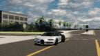 Roblox Project Florida V3 Bergravi Chiron Black And White Sports Car Speeding Down Road