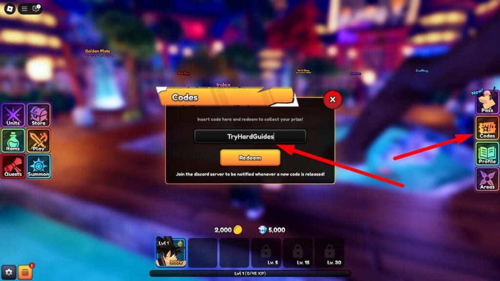 How To Redeem Codes In Anime Final Strike Roblox