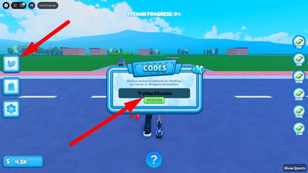 How To Redeem Codes In Football Tycoon Roblox