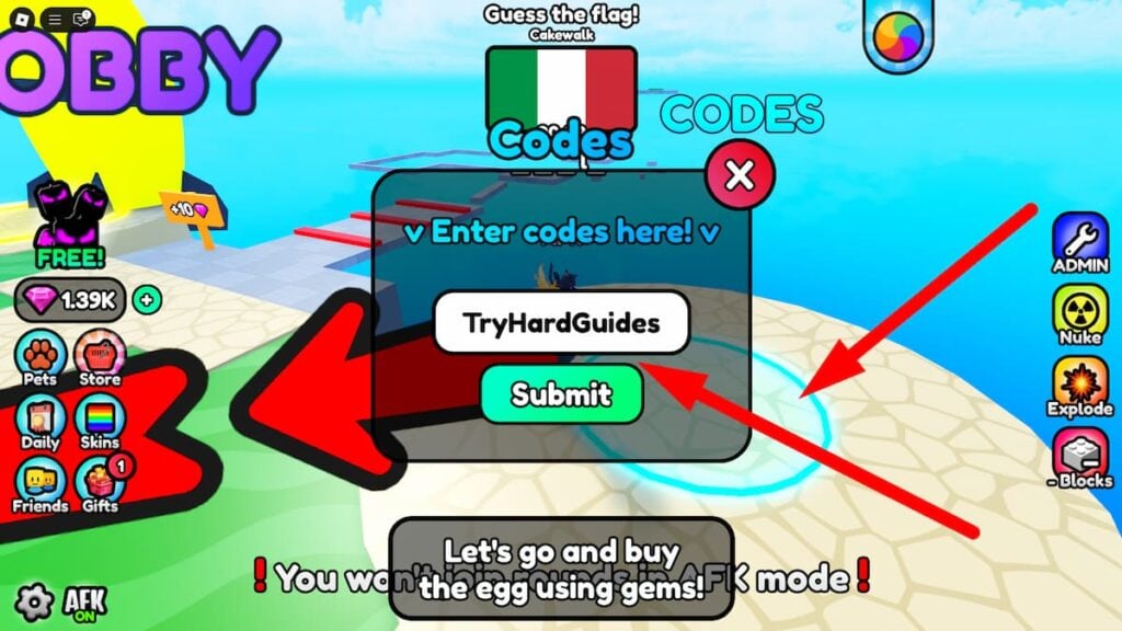Guess the Country or Die Codes (July 2025) How To Redeem Codes In Guess The Country Or Die Roblox