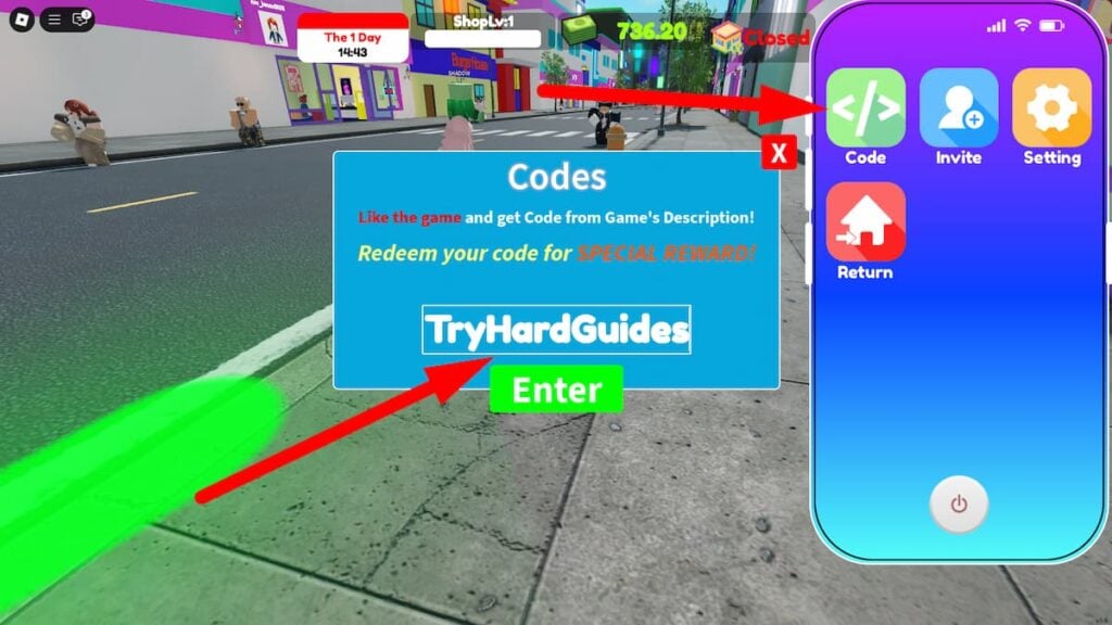 Popmarket Simulator Codes (July 2025) How To Redeem Codes In Popmarket Simulator Roblox