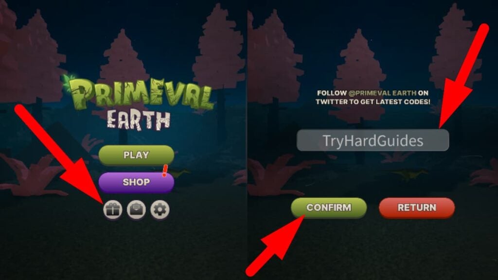 How To Redeem Codes In Primeval Earth Roblox