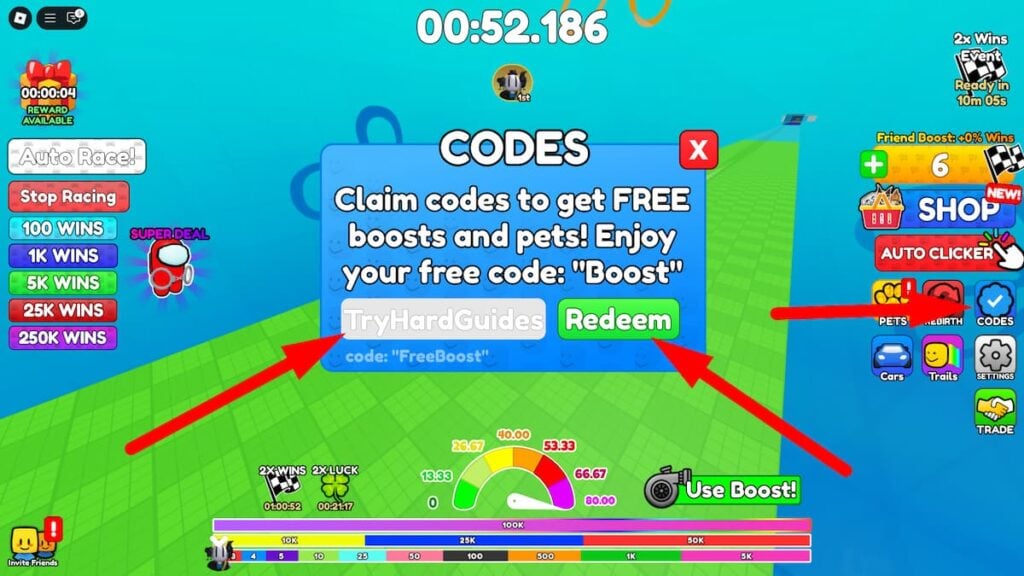 Prison Race 2 Codes (July 2025) How To Redeem Codes In Prison Race 2 Roblox