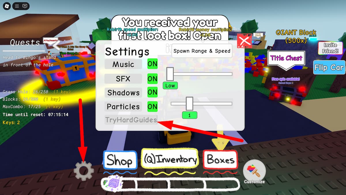 Push a Block Codes (July 2026) - Try Hard Guides